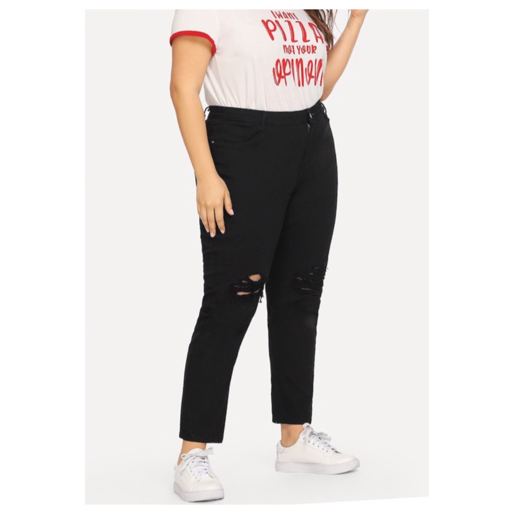➕Black Ripped Jeans - Picture 4 of 5
